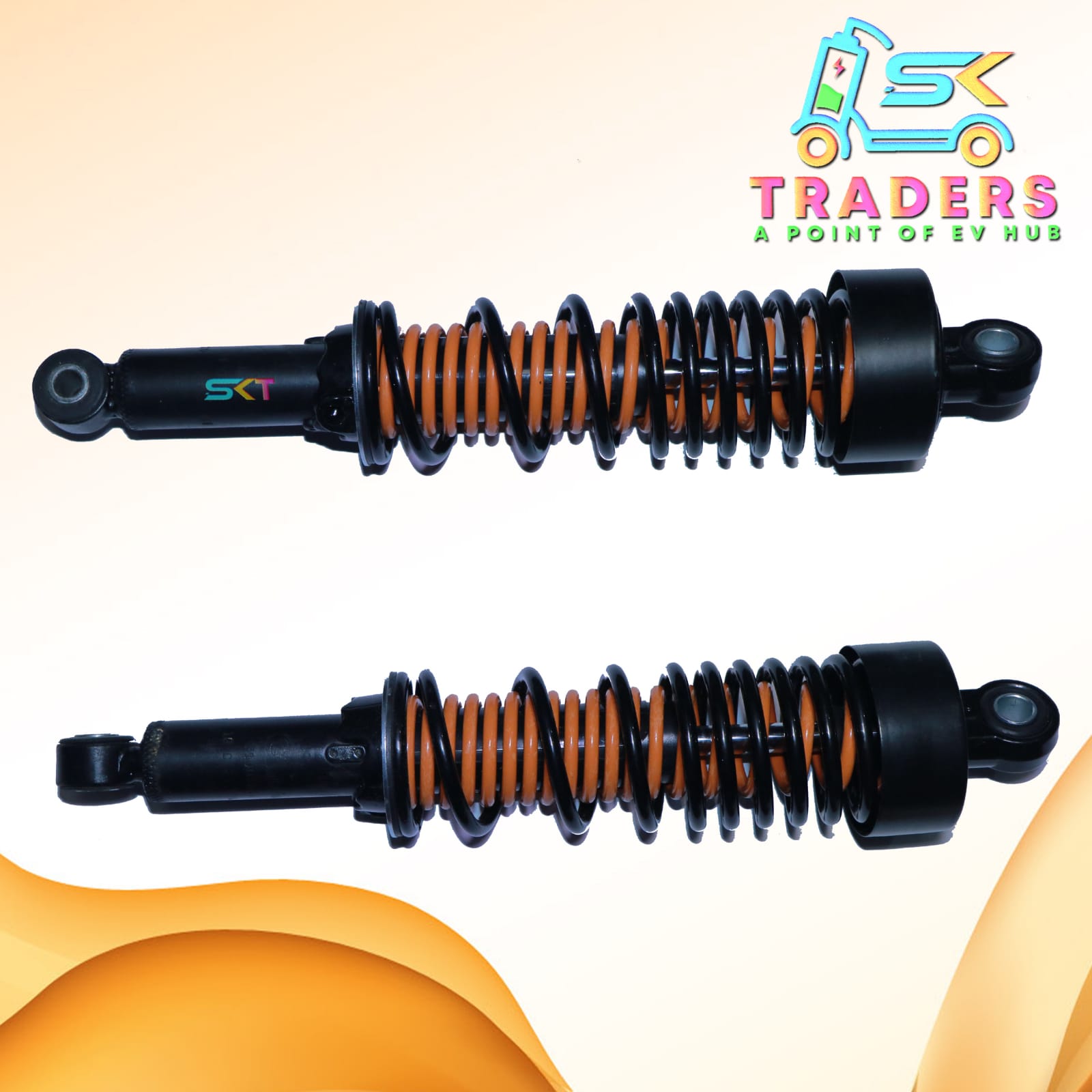 REAR SHOCKER DOUBLE SPRING 14''